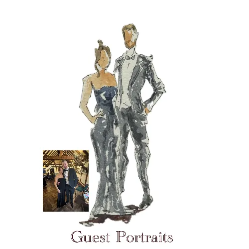 Live Wedding Guest Painting by Patrick - Image 4