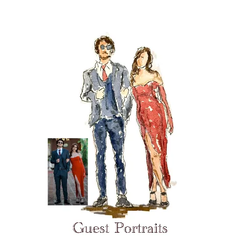 Live Wedding Guest Painting by Patrick - Thumbnail 6