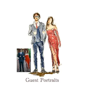  Live Wedding Guest Painting by Patrick  - Thumbnail 6