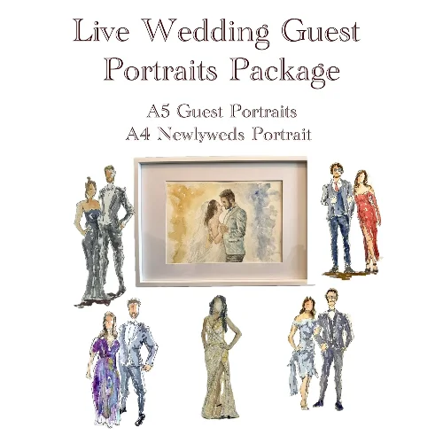  Live Wedding Guest Painting by Patrick  - Image 1