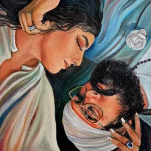 Engagement pre shoot in Acrylic, custom size.