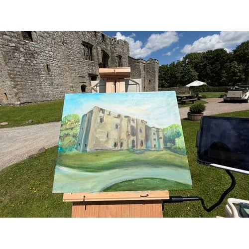 Work in progress at Priest House, Barden Tower, Skipton. Leah and Olly, June 2026.