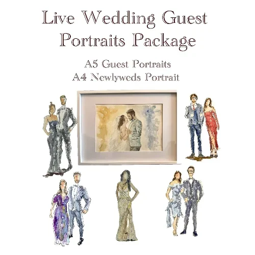 Live Wedding Guest Painting by Patrick - Image 1