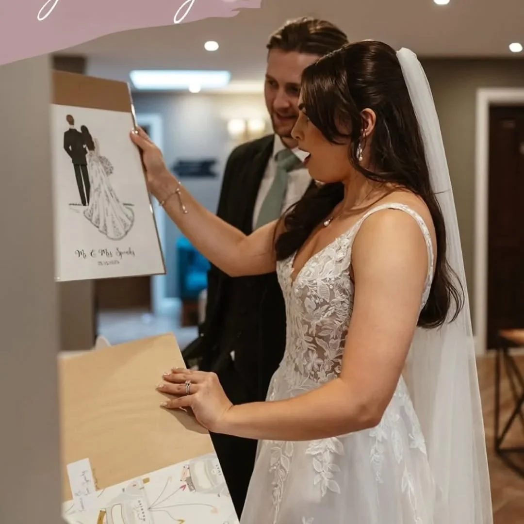 Watercolour Guest Portraits & Wedding Favours by Samantha - Image 1
