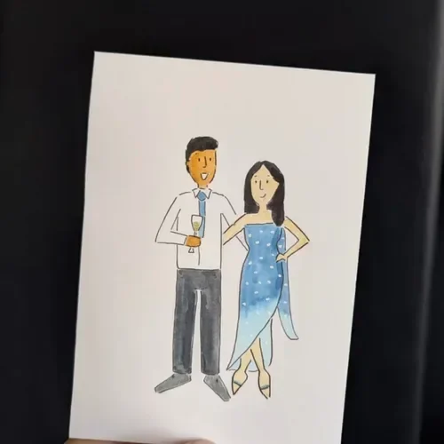 Guest Illustrations + Illustrated Place Settings by Michelle artwork