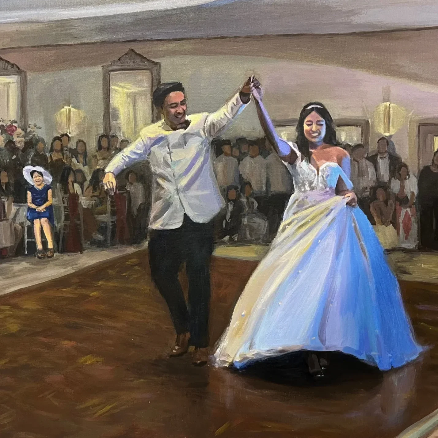 Live Wedding Painting by Maisy - Image 1