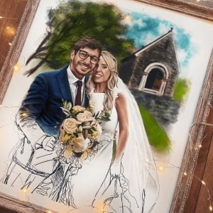 wedding painting