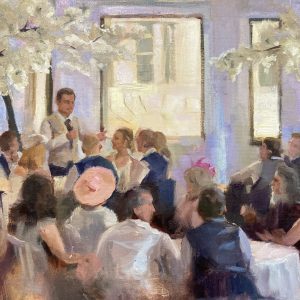 live wedding painting