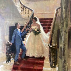 live wedding painting