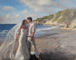 oil on board, 16x20"